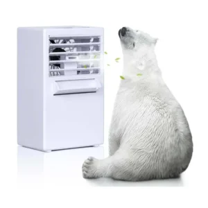 Mini Portable Air Conditioner Fan, Personal Space Cooler Misting Humidifier